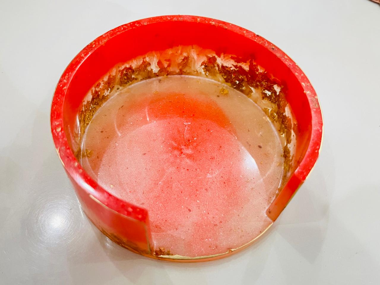 Gold Leaf Resin Coasters
