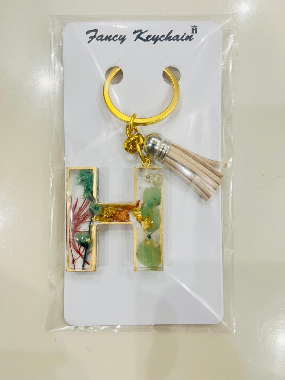 Personalized Name Resin Keychain