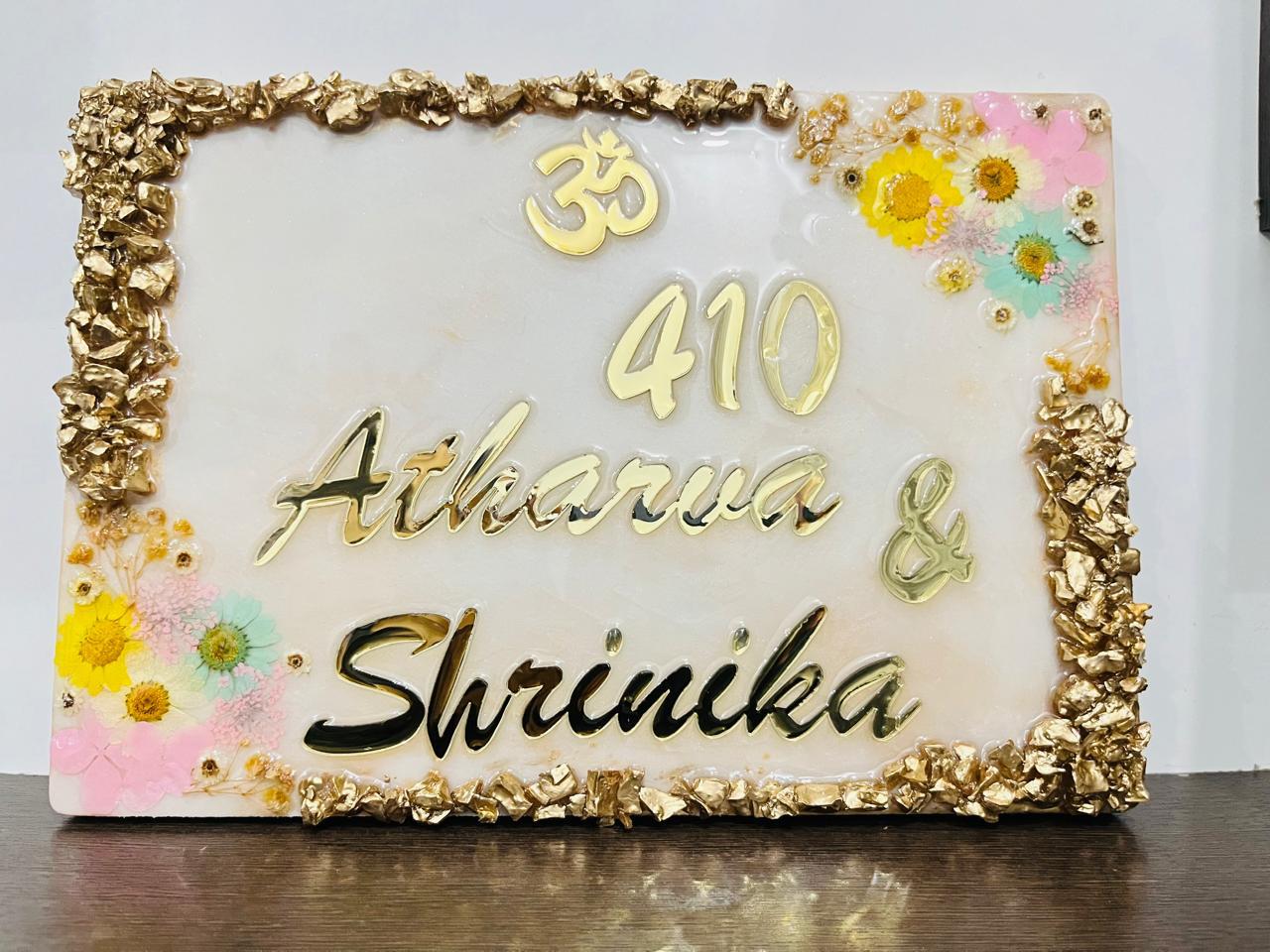 Kids Room Resin Name Plate