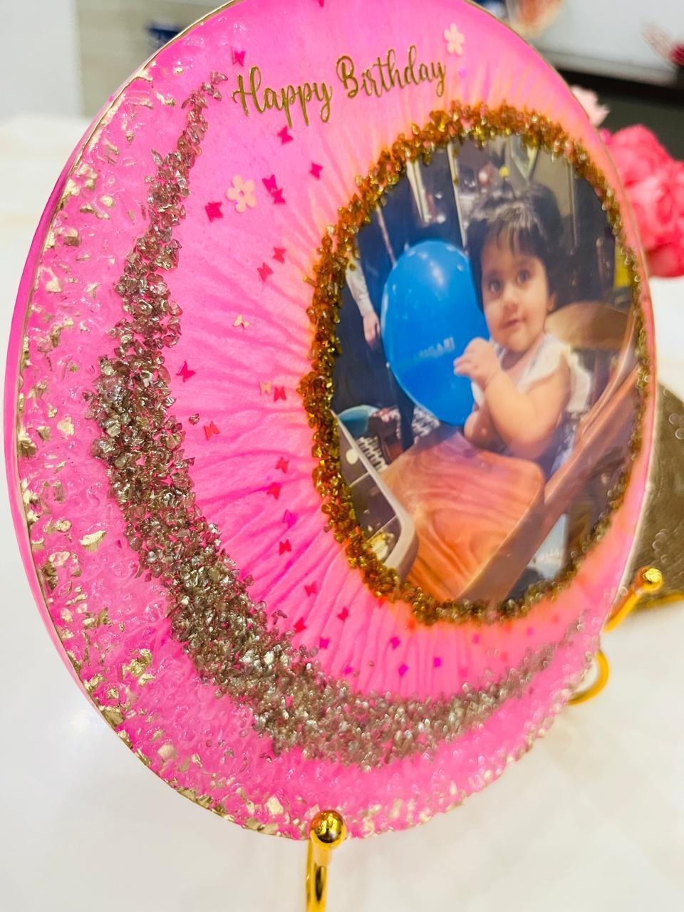 Gold Leaf Luxury Resin Frame