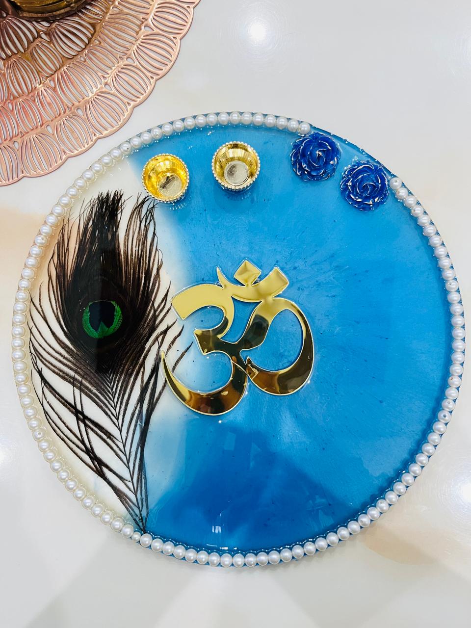 Personalized Name Pooja Thali